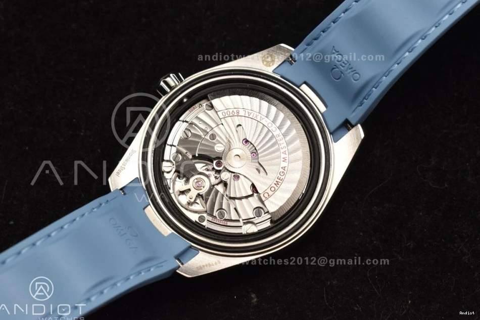 VSF Super Clone Aqua Summer Strap Dial A8900 Best 1:1 Terra 41mm Blue on Blue Edition Rubber 0314